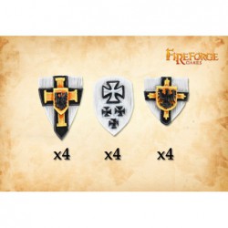 Teutonic Knight Shields (12...
