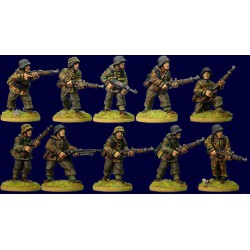 German Infantry Section...