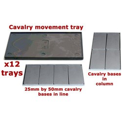 Cavalry Movement Trays (X12)